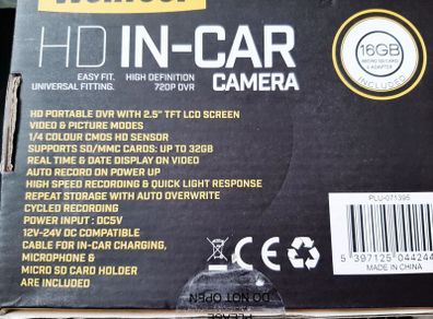 New car camera HD  and 16g memory card