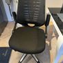 Task Operator Office Chair Airmesh Seat Flip Back Arms Image 3