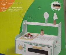 Kids wooden pizza oven unopened