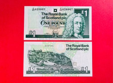 Scotland  1 Pound  2001   Pick 351e   ( Uncirculated )