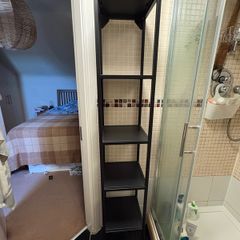 IKEA ENHET High Frame with Shelves (Anthracite, 30x30x180 cm) - Excellent Condition