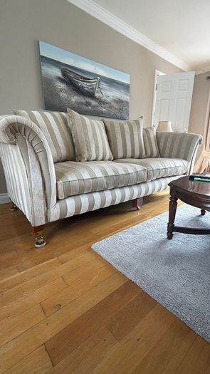 Large Finline Designer Sofa