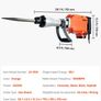 Demolition Jack Hammer Concrete Breaker 2200W Electric Hammer 2 Chisel Bits Image 2