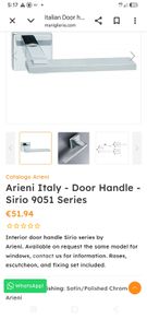 Door handles, 3 sets