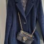 CREENSTONE navy blue virgin and alpaca wool mix Sz 44 (Fit 14-16uk) - Rrp 429 (New) Image 4