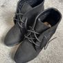 Black Suedette Lace Up Ankle Boots Size 5! Image 2