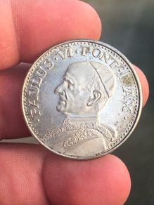 1975  Vatican City Commemorative Pope Paulus VI - Holy Year Memorial Medal