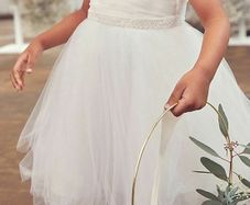 Next Ivory Flower Girl Dress x 2