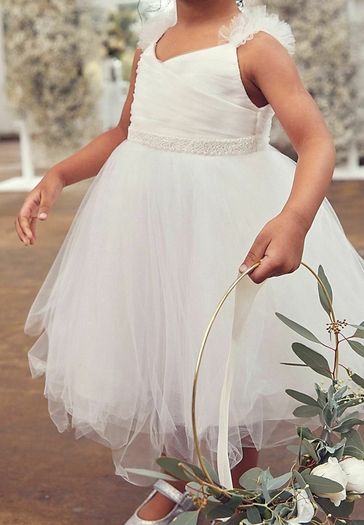 Next Ivory Flower Girl Dress x 2