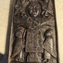 Wall relief peat plaque peat plaque Owen Crafts crucifixion plaque Image 7