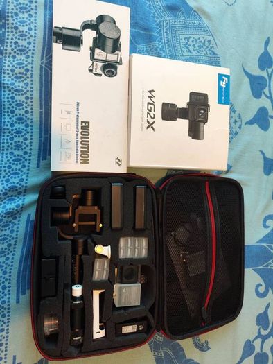 4k YI action camera and gimbals vloger kit