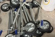 Heavy duty jockey wheels