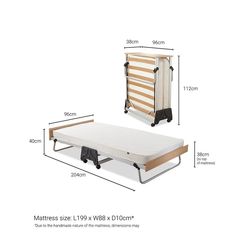 Jaybe J-bed Folding Bed Single