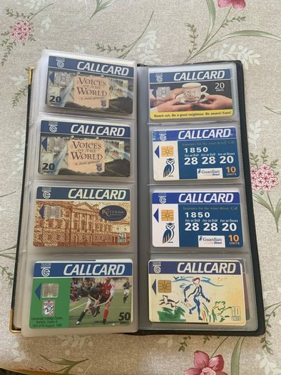 call cards, Irish, UK and some international many Mint