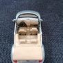 Silver VW Beetle Convertible Diecast Car Image 2