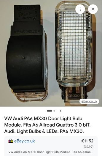 Audi A6 C7 lights.