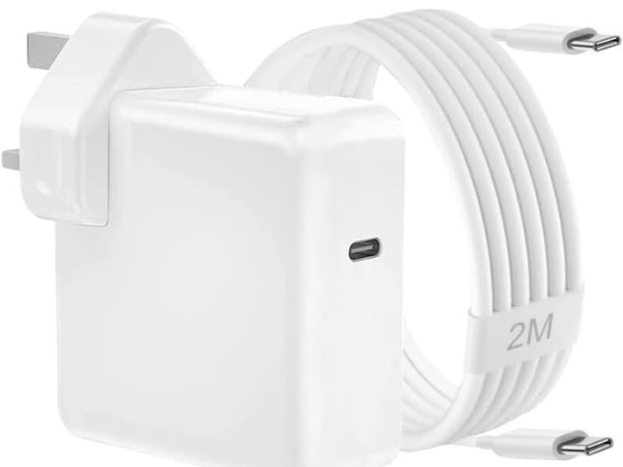 Compatible with Mac Book Pro/Air charger, USB-C power adapter, 110W laptop type-C fast charger, with 2m C-to-C cable, suitable for Mac Pro 16/14/13/15 inches, Mac Air 2022/2021/2020/2019/2018