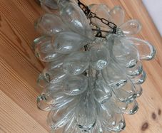Handblown glass light fitting/ shade