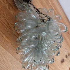 Handblown glass light fitting/ shade