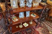 Mahogany dumb waiter