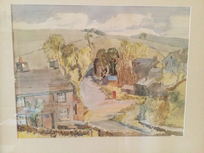 Art- Vintage Watercolour ( R. Jeffcock)