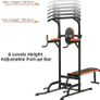 Roman Power Tower Chair With Bench, Home Weight Lifting Bar, Weight Station, Dip Station, Pull Up Bar, Pull Up Station Image 2
