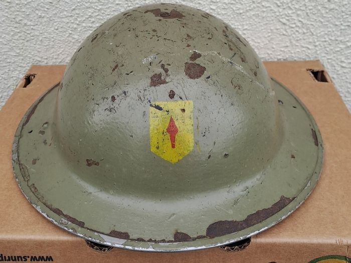 Irish Army MKII helmet with eastern Command marking