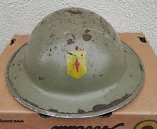 Irish Army MKII helmet with eastern Command marking