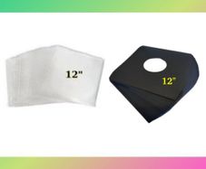 35% OFF!! Budget Pack Of No. 50 Plastic Outer 12 Inch LP Sleeves & No. 50 Black 12" ANTI-Static PREMIUM Inner Sleeves - Highest Quality Pure Polythene