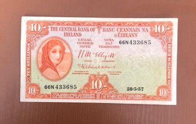 Ireland Ten Shilling Note
