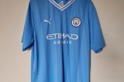 Puma man City shirt Size xl ptp 24" in good condition