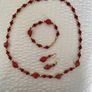 Murano Glass Necklace, Bracelet and Earring Set Image 2
