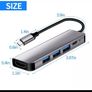 Rankman 5 in 1 Type C Thunderbolt 3 to HDMI-compatible 4K USB C 3.0 Adapter for MacBook Samsung S21 Dex Huawei P30 Xiaomi 10 PS5 TV Image 4