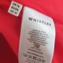 WHISTLES red satin pleated midi skirt - Sz 16 UK - Rrp 129 sterling Image 8
