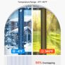 Clear PVC Strip Curtain 8 PCS Walk in Freezer Cooler Curtain Strips, Smooth Waterproof Plastic Door Strips for Warehouse, Freezer, Garage Doors Image 3