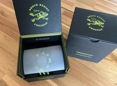 Casio G Shock Frogman Limited Edition Poison Dart Frog