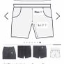 Karl Kani mens cargo jean Shorts in black Image 7