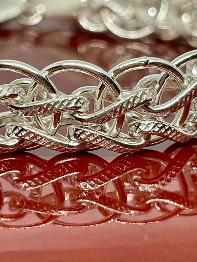 Sterling Silver Byzantine Bracelet