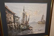 Signed Nautical painting - Florence
