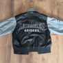 Vintage Raiders Leather Jacket Image 3