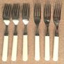 Full vintage matching set of 12 knives and forks Image 8