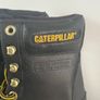 Vintage Caterpillar Black 8 Hole Work Boots size 4 Image 3