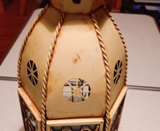 Good Sized Lantern/candle Holder (vintage).