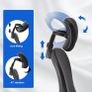 Adjustable headrest office chair, high-back ergonomic computer swivel seat with lumbar support, height adjustment, 360 rotation, tilt function, and 90 flip-up armrests for home office Image 5