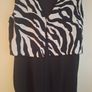 zebra print top jumpsuit Image 4