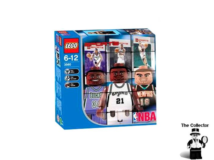 LEGO NBA Set Allan Duncan Gasol Set Number 3560 New In Sealed Factory Box