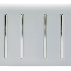 4 gang lightswitch - Silver