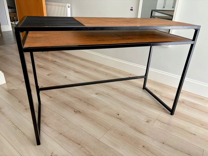 Study/WFH Table with Solid Wooden Top