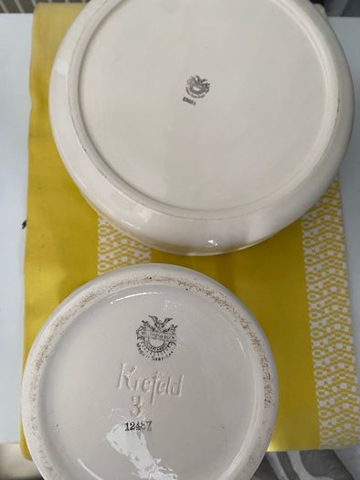 ceramic vintage wash bowls & matching pitchers