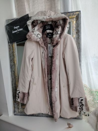 Brand new with tags Authentic Dennis Basso Reversible fur coat